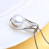 925 Silver Pendant Pearl Necklace Bohemian Style