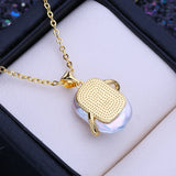 Baroque Pearl Pendant Necklace for Women - Flower Pendant Jewelry Gift