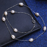 Baroque Pearl Necklace Handcrafted Wedding Jewelry Neck Accessory