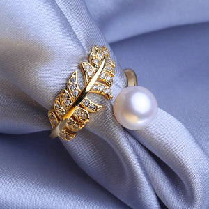 Bohemian Freshwater Pearl Ring for Women