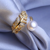 Bohemian Freshwater Pearl Ring for Women