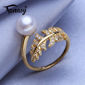 Bohemian Freshwater Pearl Ring for Women