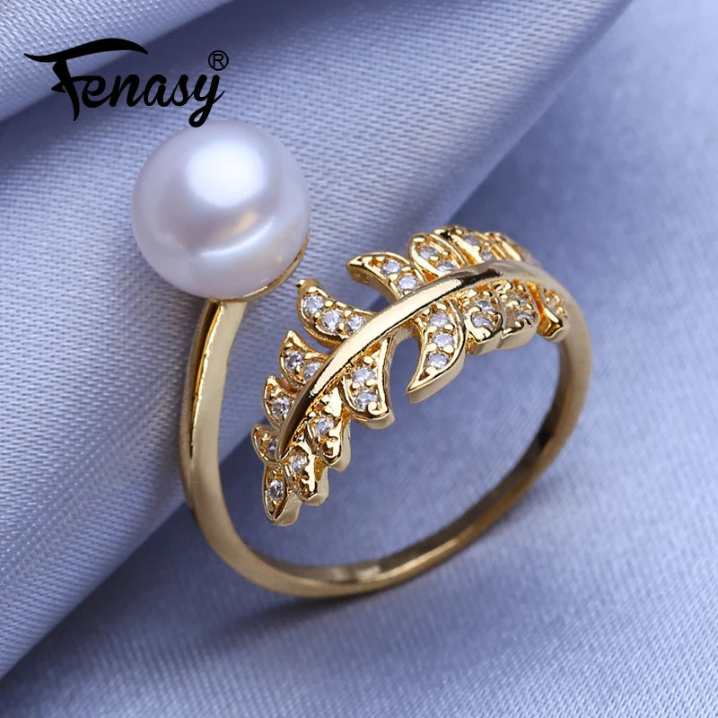 Bohemian Freshwater Pearl Ring for Women
