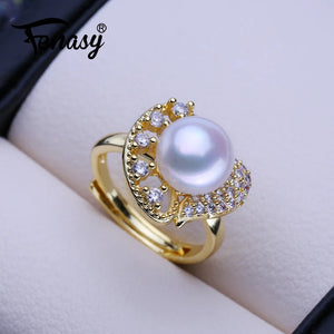 Freshwater Pearl Rings For Women Party Ring Pearl Jewelry