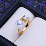 Freshwater Pearl Rings for Women Party Ring Pearl Jewelry Birthday Gift