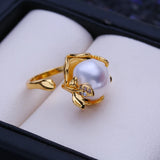 Freshwater Pearl Rings Adjustable for Women