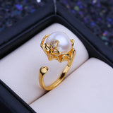 Freshwater Pearl Rings Adjustable for Women