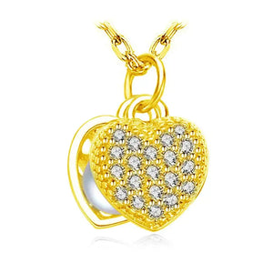 Pearl Pendant Necklace for Women Cubic Zirconia Choker