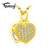 Pearl Pendant Necklace for Women Cubic Zirconia Choker