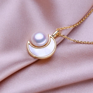 Shell Pendant Necklace Women Pearl Choker Heart Pendant Jewelry
