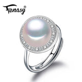 Adjustable Natural Pearl Ring for Women