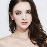 925 Silver Natural Pearl Choker Necklace for Girls