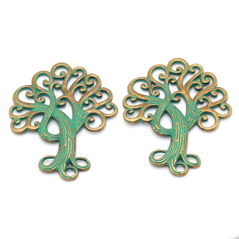 10pcs Antique Bronze Tree of Life Charms For DIY Jewelry PJ192