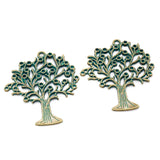 20pcs Antique Bronze Tree of Life Charms Pendants DIY Alloy Jewelry Finding