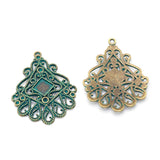 30pcs Antique Bronze Geometric Connection Charms Pendants DIY Jewelry Findings