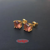 FFGems 925 Silver Zultanite Stud Earrings Stone Change Fine Jewelry