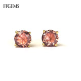 FFGems 925 Silver Zultanite Stud Earrings Stone Change Fine Jewelry