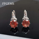 Zultanite Earring 925 Silver Sterling Diaspore Stone Change Fine Jewelry