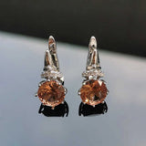 Zultanite Earring 925 Silver Sterling Diaspore Stone Change Fine Jewelry