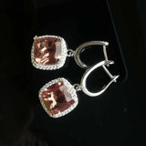 Zultanite Earring 925 Silver Diaspore Stone Change Fine Jewelry for Women