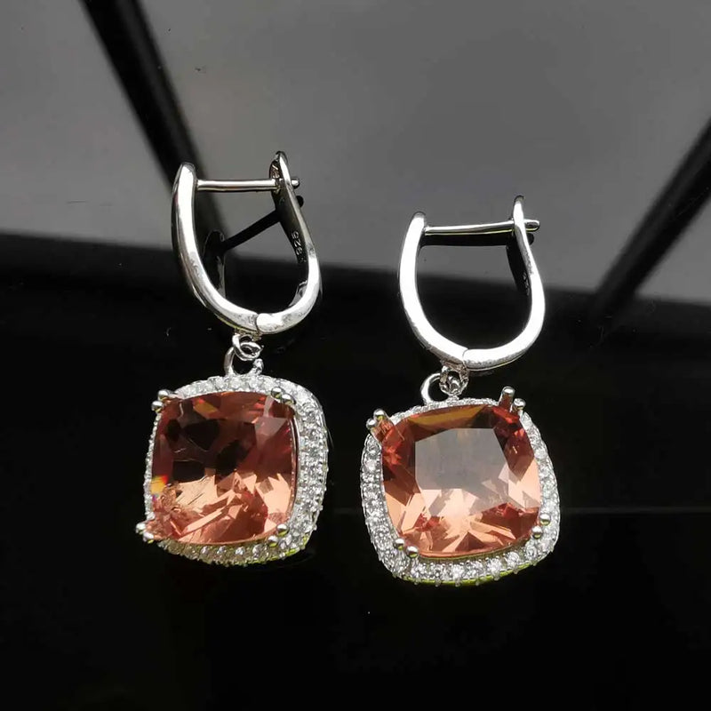 Zultanite Earring 925 Silver Diaspore Stone Change Fine Jewelry for Women