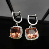 Zultanite Earring 925 Silver Diaspore Stone Change Fine Jewelry for Women