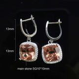 Zultanite Earring 925 Silver Diaspore Stone Change Fine Jewelry for Women