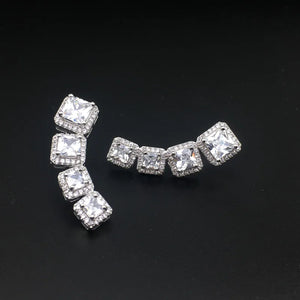 High Quality Zircon Earrings Synthetic Gemstone Fine Jewelry