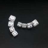 High Quality Zircon Earrings Synthetic Gemstone Fine Jewelry