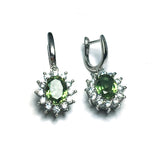 Real 925 Silver Zultanite Dangle Earrings Fine Jewelry Women Wedding