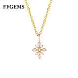 FFGems 925 Sterling Silver Necklace for Women