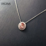 Zultanite Pendant 925 Sterling Silver Diaspore Stone Change For Women Lady