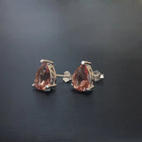 Zultanite Stud Earrings 925 Silver Stone Change Fine Jewelry For Women