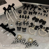 Bow Earrings Collection Sweet Temperament Party Earrings