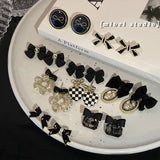Bow Earrings Collection Sweet Temperament Party Earrings