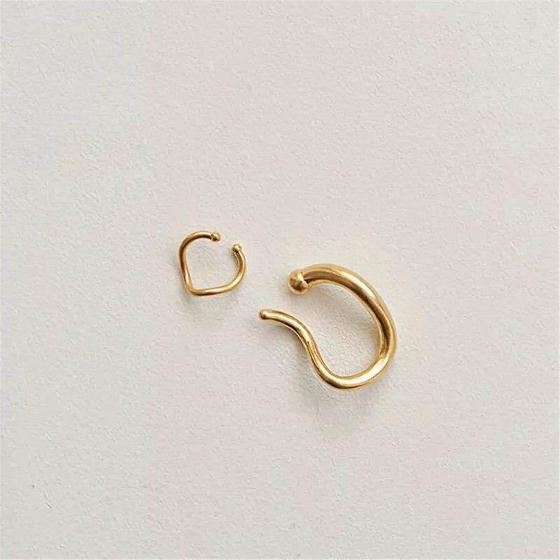 Summer Retro Metal Ear Bone Clip Earring for Women Girl Party Jewelry