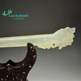 Chinese Hetian Jade Phoenix Hairpin