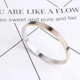 Multi-layer Plating Cuff Bracelets Stainless Steel Bracelets For Men