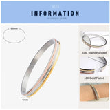Multi-layer Plating Cuff Bracelets Stainless Steel Bracelets For Men