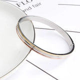 Multi-layer Plating Cuff Bracelets Stainless Steel Bracelets For Men