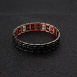 Pure Copper Double Row Magnetic Health Bracelet Power Wristband