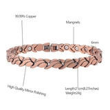 Copper Magnetic Bracelet for Women Arthritis Pain Relief