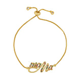 Romantic Love Crystal Charm Bracelet for Women