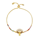 Romantic Love Crystal Charm Bracelet for Women