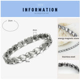 Women's Arthritis Pain Relief Magnetic Therapy Bracelet with Hematite Element