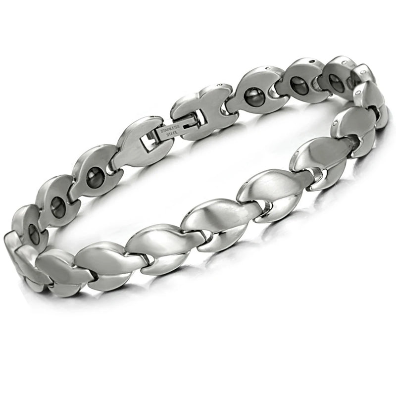 Women's Arthritis Pain Relief Magnetic Therapy Bracelet with Hematite Element