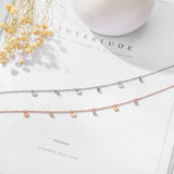 Women Stainless Steel Heart Anklet Rose Adjustable Beach Ankle Foot Chain