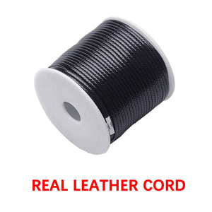 316L Stainless Steel Buckle 3mm Cord Necklace Men Women Choker Chain