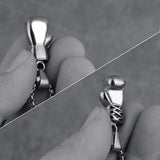 316L Stainless Steel Boxing Gloves Pendant Necklace Men Women Hiphop Rock