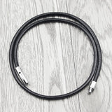 Leather Necklace Cord Stainless Steel Buckle DIY Jewelry String Rope